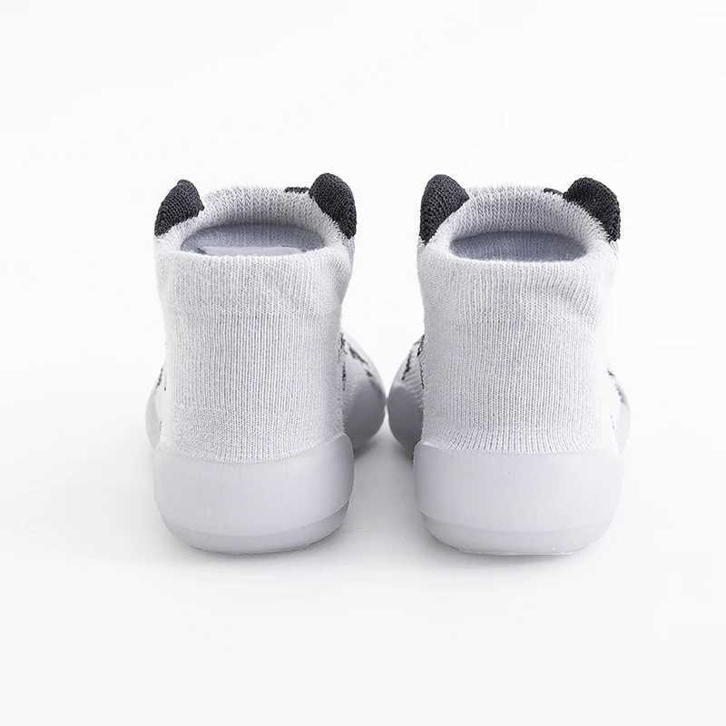 New autumn winter preschool baby first shoes 6M-3Y childrens indoor anti slip cartoon socks shoes rubber sole cotton pre walking shoes M240827