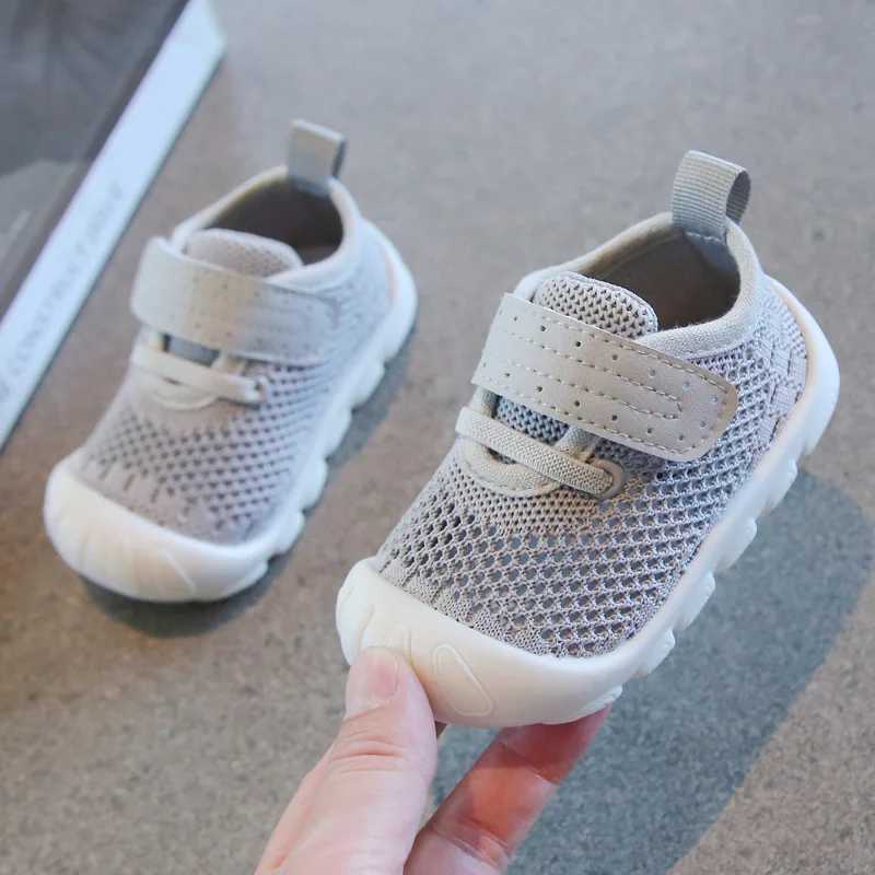 Summer baby shoes for boys and girls first step walker mesh shoes breathable non slip soft sole baby shoes for boys and girls childrens shoes M240827