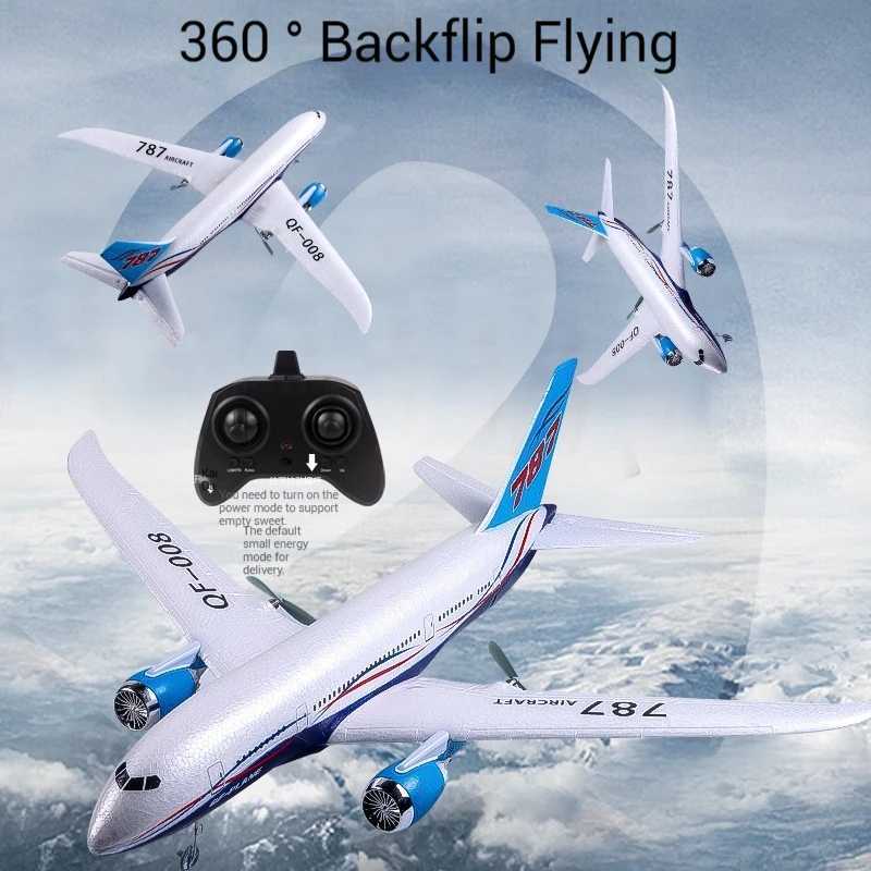 Boeing 787 Glider Electric Remote Controlled Model Three Channel Fixed Wing Plane 2.4g Novice Outdoor Toy Male Gift Free shipping
