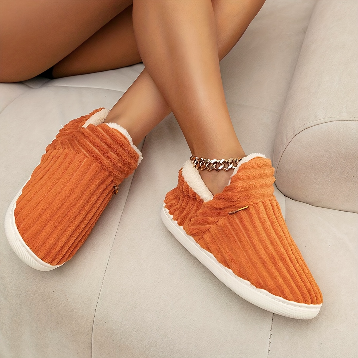 Cozy Winter Slippers for Women - Ultra-Soft, Non-Slip, Warm, and Comfortable for Indoor and Outdoor Use with Plush Lining and Durable Sole