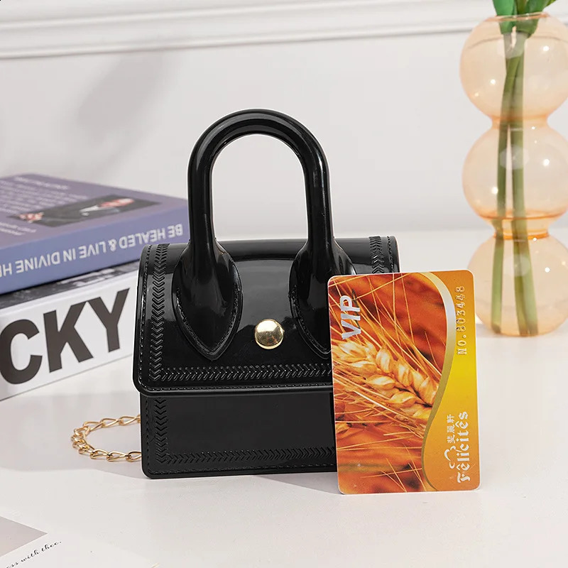 Cute little fresh mini lipstick packet shoulder bag jelly tote bag crossbody bag womens bag purses pink bag ladies hand bags 240827