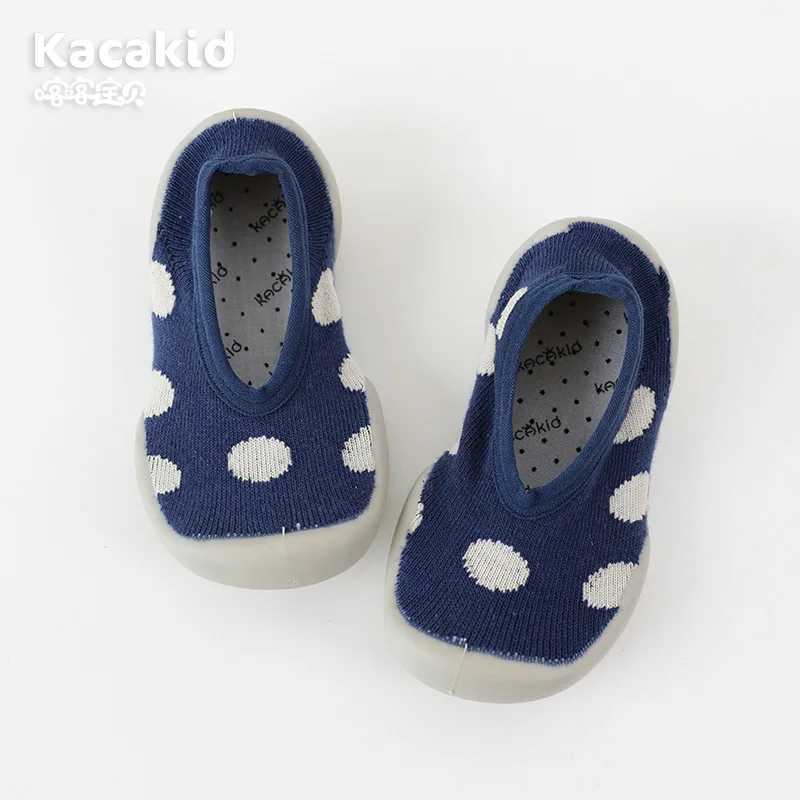 Baby Socks and Shoes Baby Childrens Shoes Cute Printed Cotton Socks and Shoes for Boys and Girls Childrens Casual Anti slip First Step Walker M240827