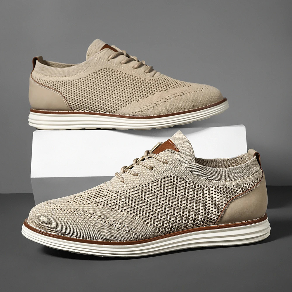 Mens lightweight and breathable casual shoes 240827