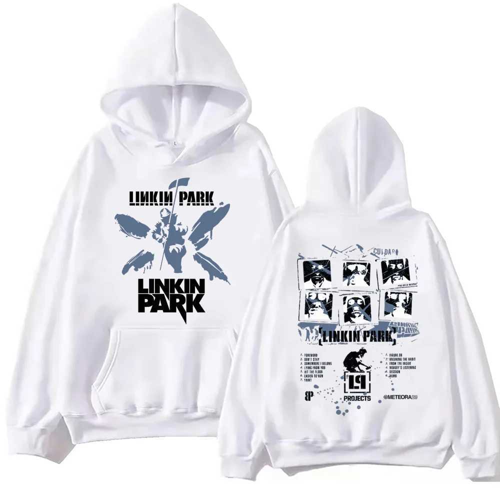 Linkin Park Hoodie Harajuku Pullover Tops Mens Sportswear Fan Gift W240827