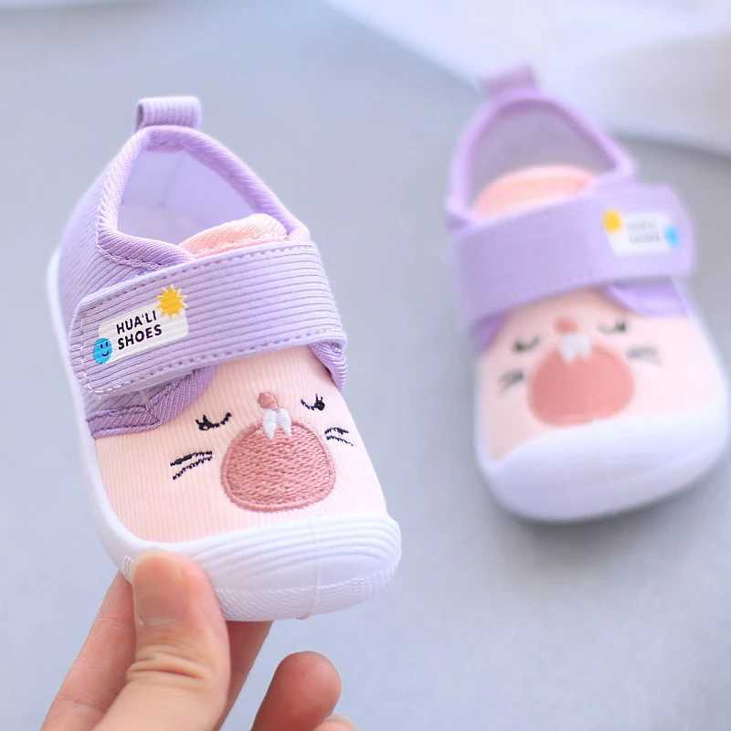 Baby shoes sound autumn cute cartoon walking shoes for young children and girls soft soled low top sports shoes casual and comfortable M240827