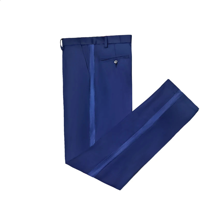 Suit Pant Black Edge Suit Trousers Black Satin trimmed trousers Man Trousers 1 Piece Tuxedo Pants 240827