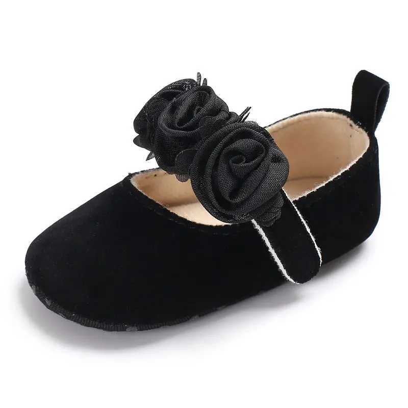 Baby Birth Soft Sweet Mary Jane Baby Shoes Childrens Wedding Party Dress Shoes Childrens Princess First Walk Baby Shoes M240827
