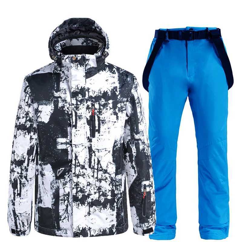 Skiing Suits Jacket Ski Suit Men and Women Midlayer Ski Snow Wear Suit Sets Snowboarding Suit Ski Jacket and Pant Snowboard Sport Suit H240826