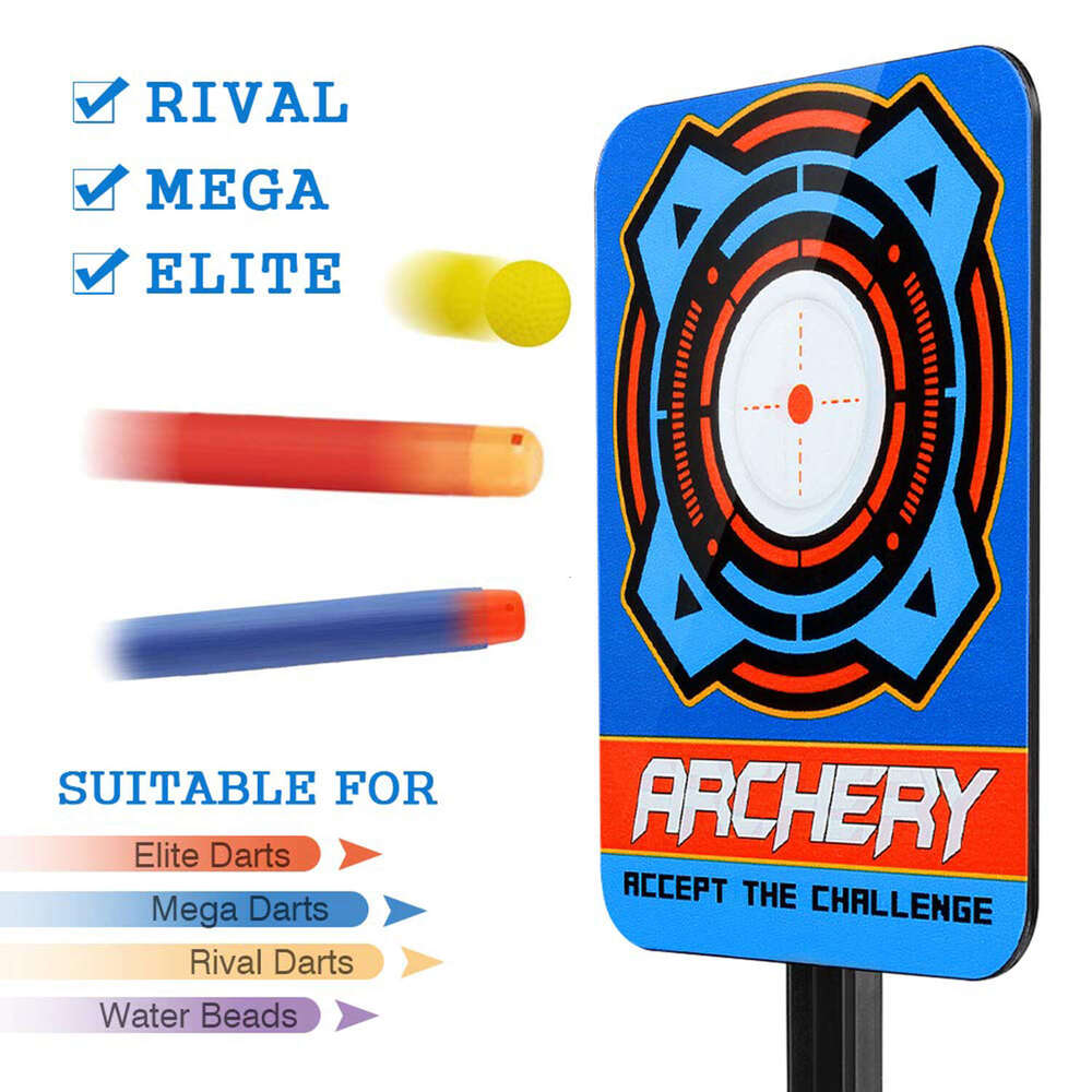 Target For Shooting New Digital Shooting Automatic Reset and Score Simulated Sound Toy Target Suitable for Nernd Paintball Bullet Toy Gun Target