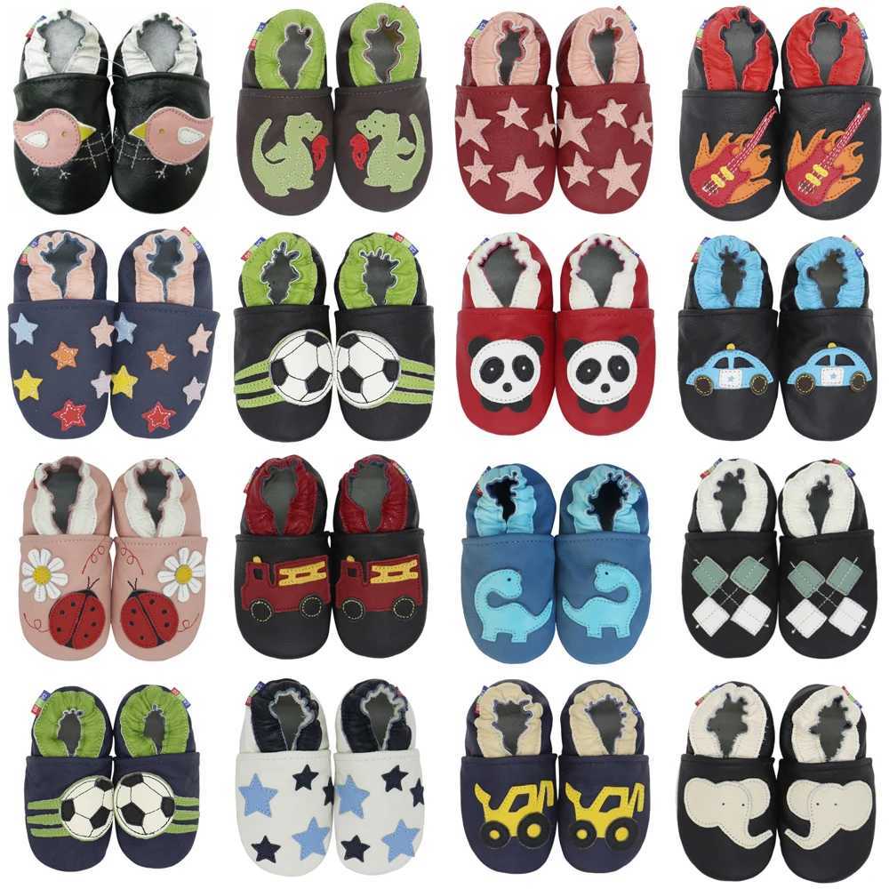 Carozoo cow leather baby shoes cute style baby shoes for girls first walking shoes soft soled leather baby shoes comfortable M240827