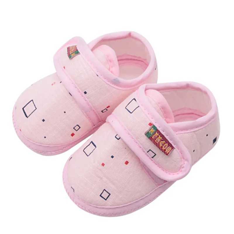 Cotton baby shoes baby first mover toddler girl child bow knot soft anti slip baby shoes 0-18 months old M240827