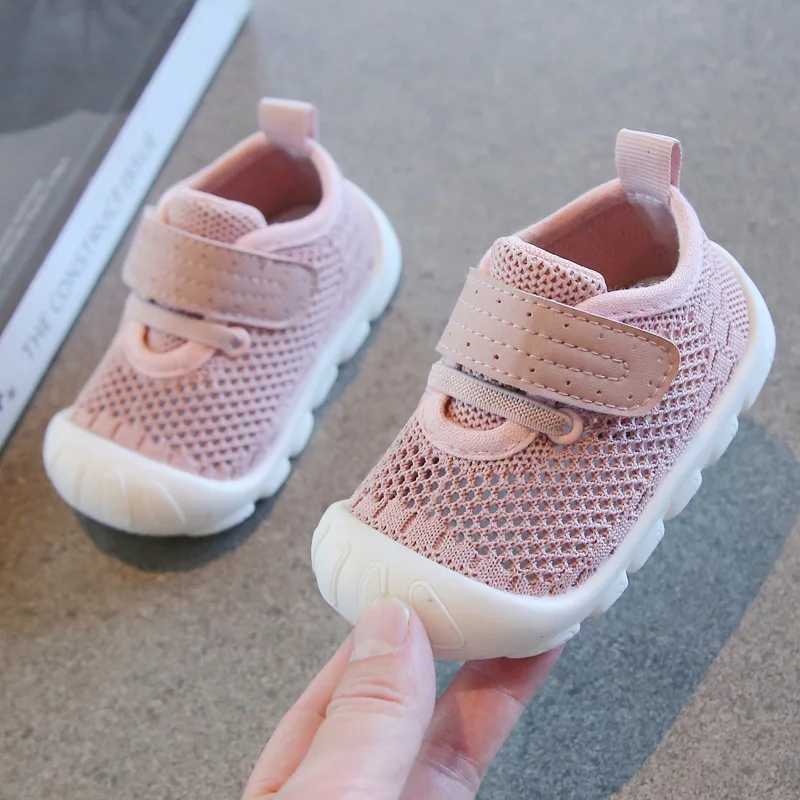 Summer baby shoes for boys and girls first step walker mesh shoes breathable non slip soft sole baby shoes for boys and girls childrens shoes M240827