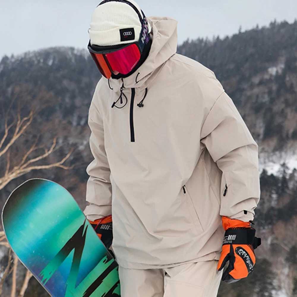 Skiing Suits -30 Warm 5XL New Men and Women Waterproof Rabbit Ears Hat Ski Jacket Snowboarding Suit Ski Clothes Ski Jacket and Pant set H240826