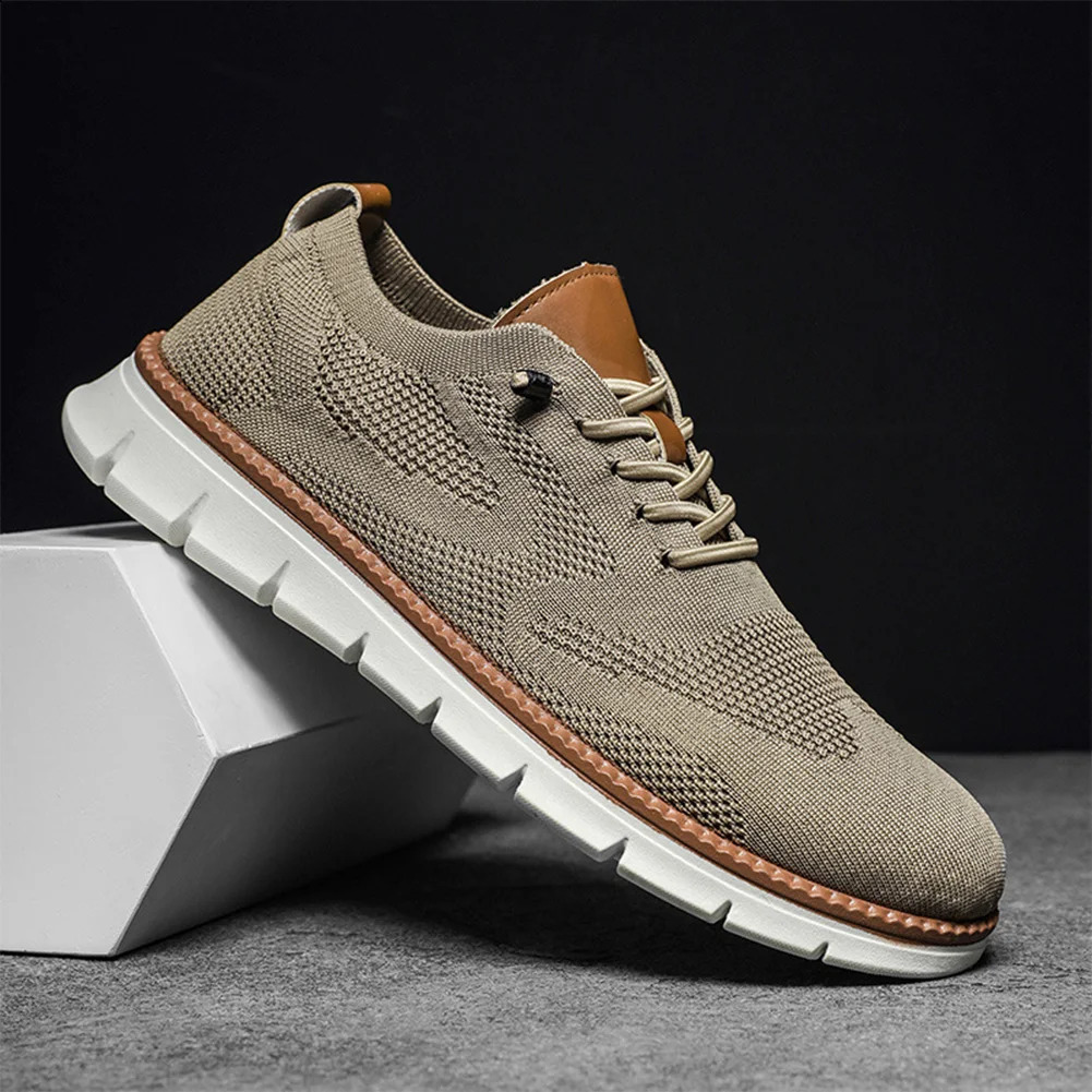 Mens mesh walking shoes jogging shoes breathable flat mesh sports shoes non slip lightweight sliding shoes arched support shoes 240827