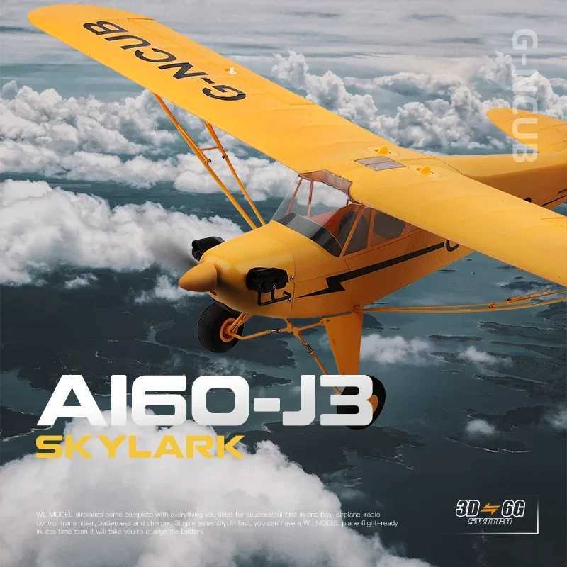 Wltoys XK A160 RC 5CH 2.4G wireless remote control 650mm wingspan 3D/6G brushless electric airplane toyFree shipping
