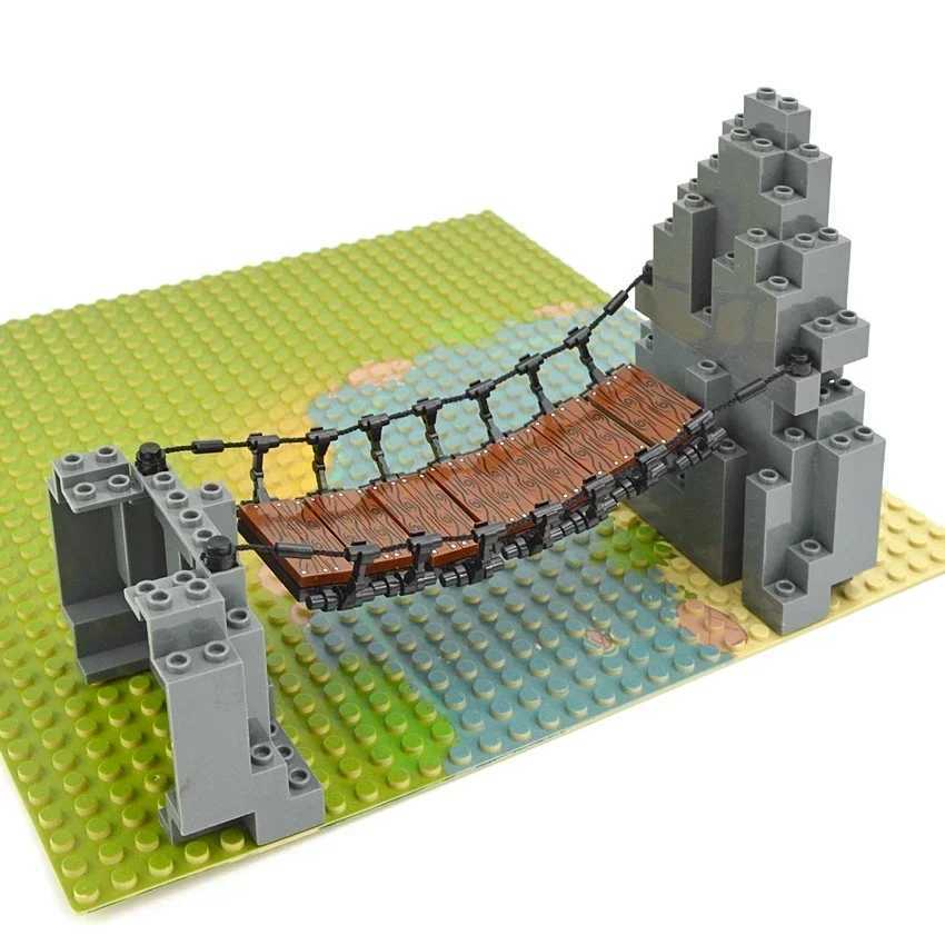 MOC Blocks Building Panels Rock Garden Mountain Stone Creative City Brick Toys Free shipping