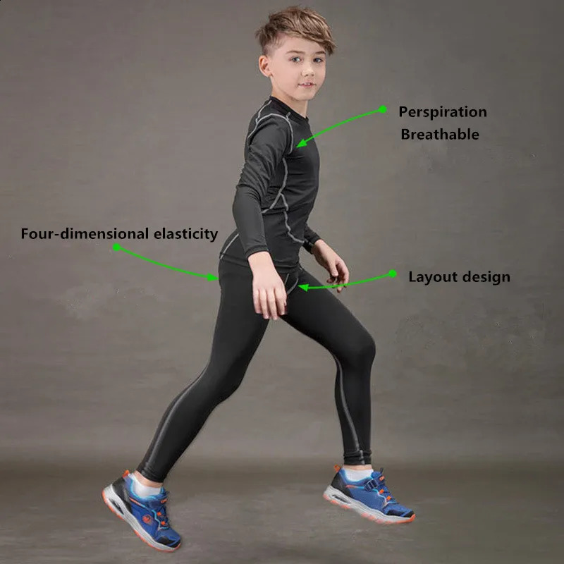Boys Girls Winter Thermal Underwear Set Velvet Warm Thermo Underwear Masculino Long Johns ren Lucky Johns Fitness Tops Pant 240826