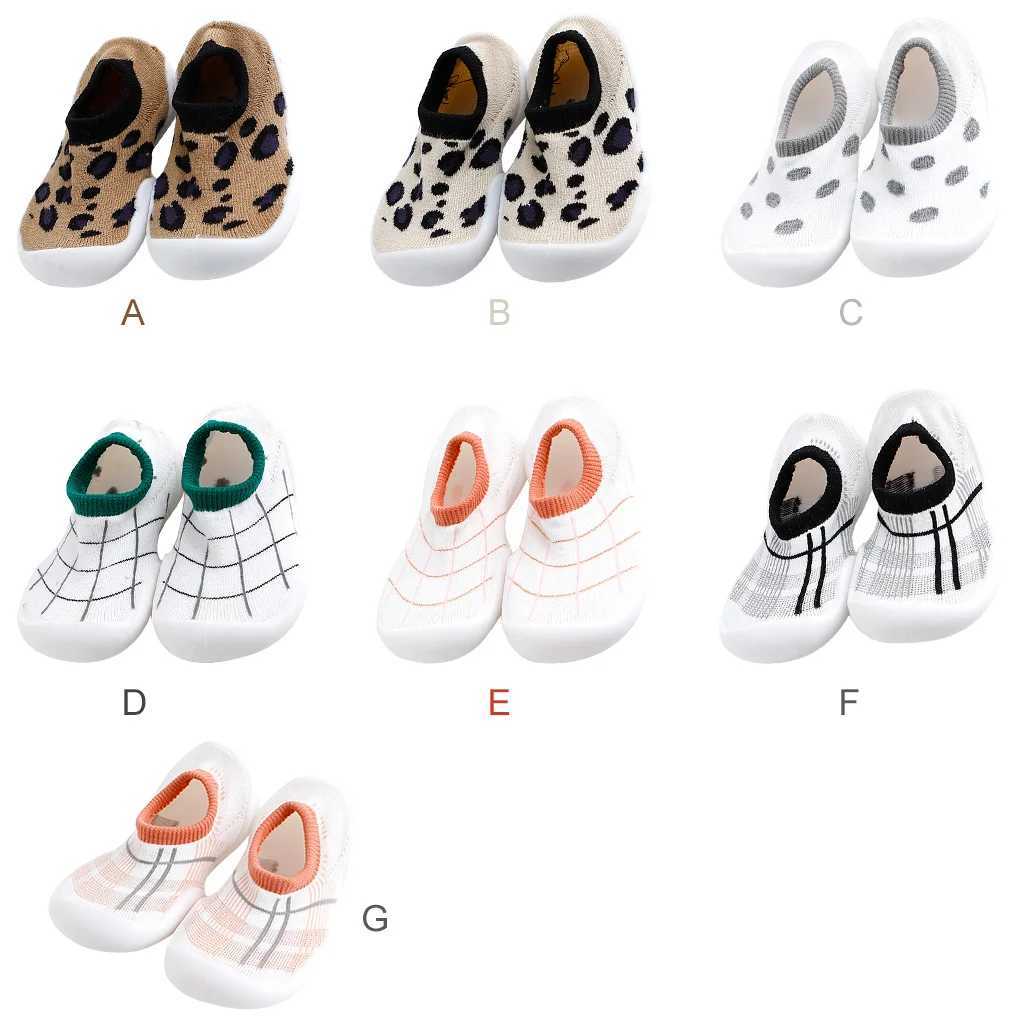 Baby anti slip shoes girls and boys mesh soft soled sports shoes M240827