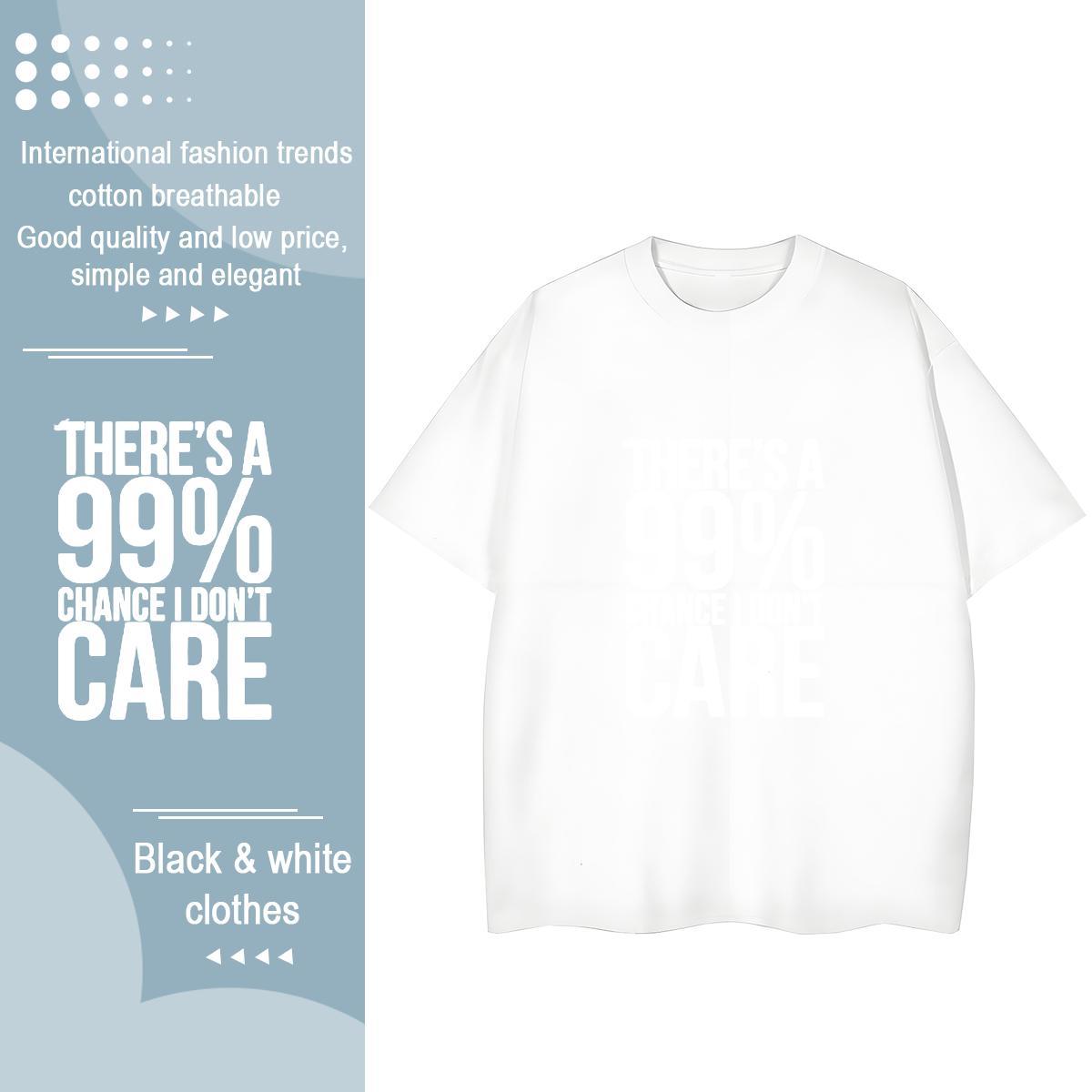 Classic T-Shirts 230g 100% Cotton letter Daily Outfit Oversized 4XL O-Neck Short Sleeve Mens Tshirts 2024 New Tees