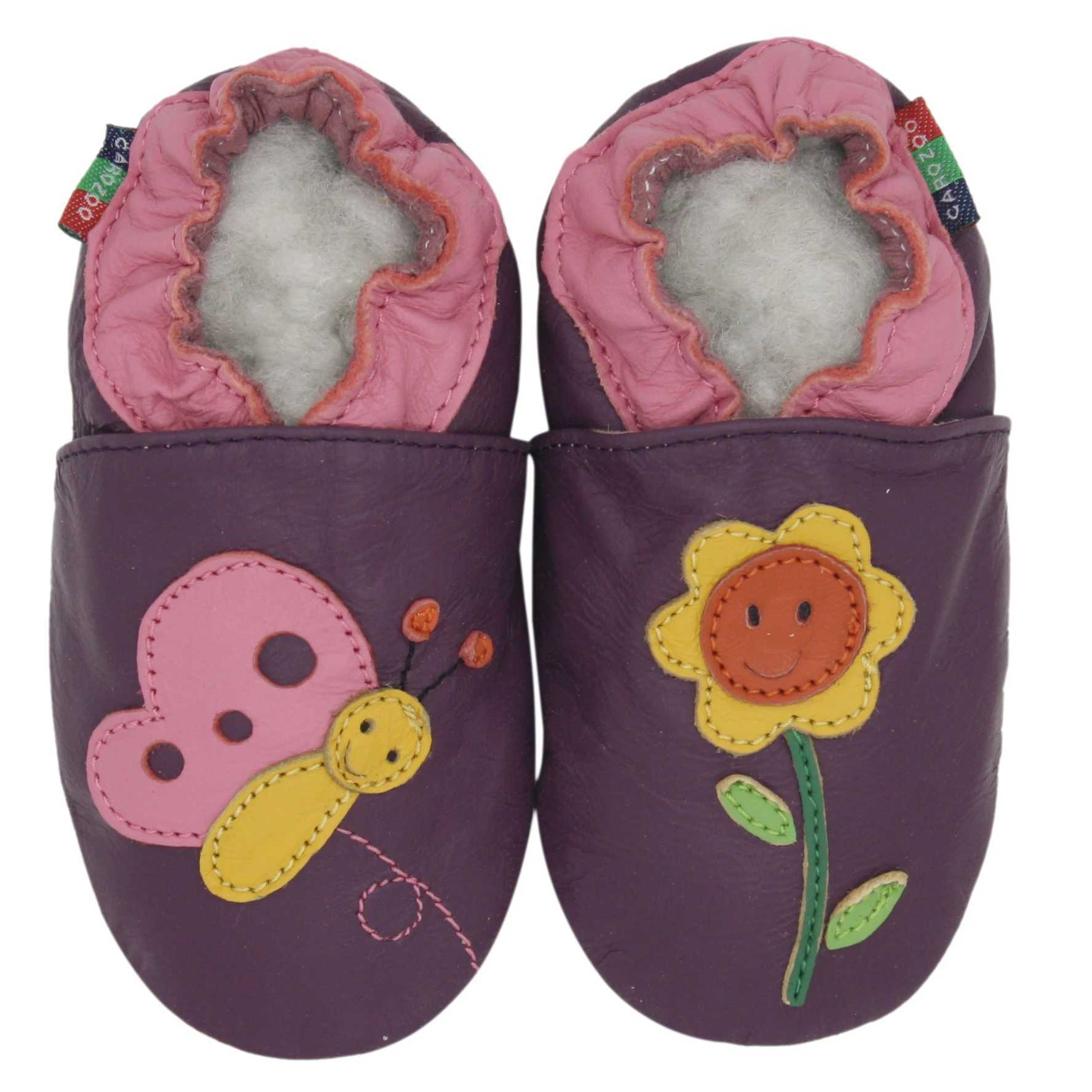 Carozoo soft sheepskin baby womens shoes soft sole childrens shoes baby slippers indoor socks baby neutral baby boots M240827