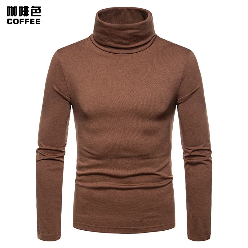 underwear mens ultrathin winter turtle collar bottom shirt thick warm wool floral long sleeved top Tshirt 240827