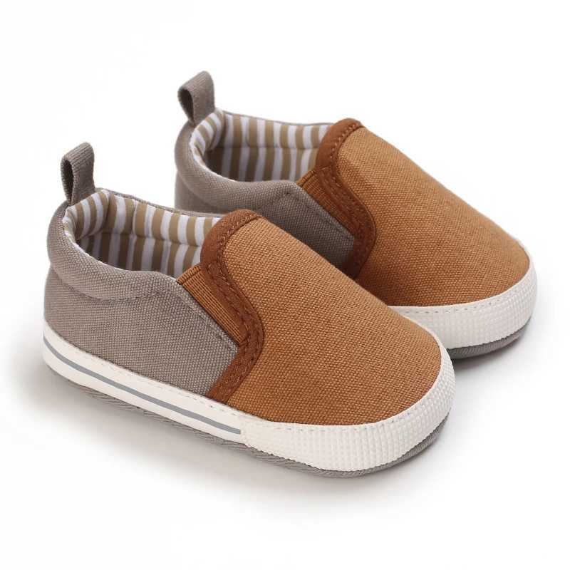 New baby boys casual canvas shoes cotton non slip soft sole suitable for babies and toddlers. Childrens first pair of walking shoes M240827