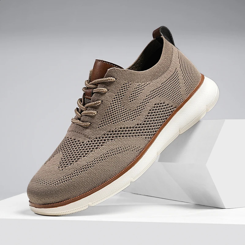 Fashionable mens casual shoes outdoor running sports shoes anti slip mesh walking shoes lightweight comfortable breathable shoes large size 240827