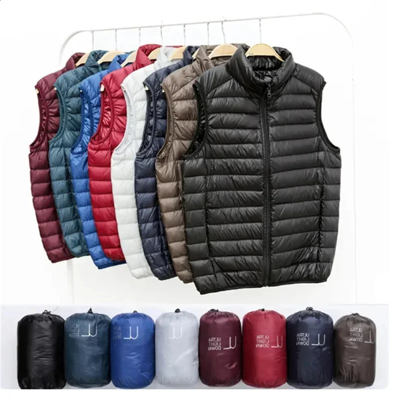 Outdoor Leisure Vest Men Pure Cotton Slim Warm Solid Color Coat High Quality n Selling Jacket 240827