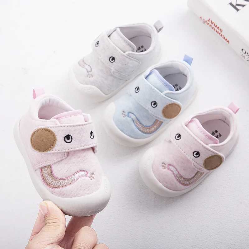 0-1 Baby First Step Walker Preschool Shoes Baby Boys Non slip Breathable Shoes Childrens Soft soled Casual Shoes M240827