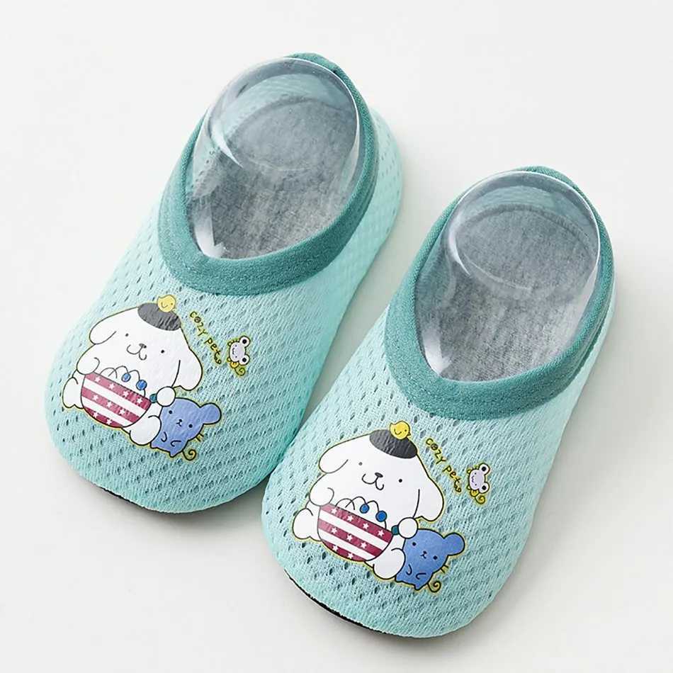 Baby and toddler shoes with anti slip soft sole first step for childrens spring and summer cartoon 6-month-4 year old childrens shoes M240827