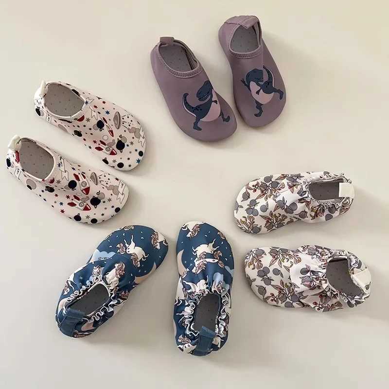 KS Boys and Childrens Beach Water Sports Shoes Childrens Swimming Water Sports Shoes Baby Surfing Fishing Indoor Slide M240827