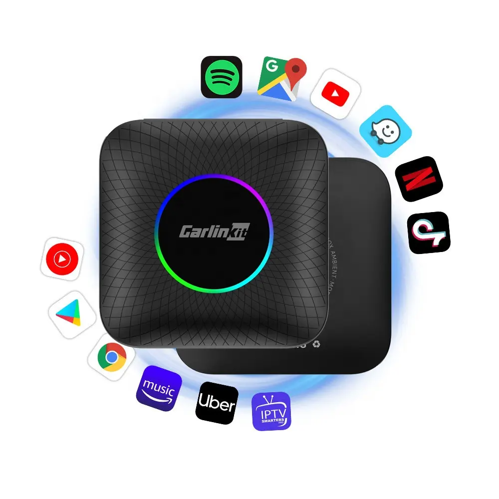 Carlinkit Qualcomm SMD660 chipset carplay ai box android 13 wireless carplay box 4G sim gps navigaiton youtube netflix media palyer box for car