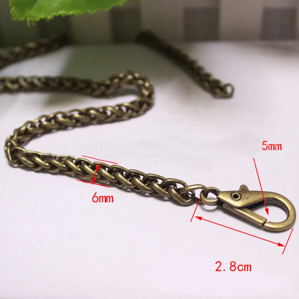 40120cm Light Bag Chain Metal Replacement Handbag Antique Bronze Silver Gold Accessories with Hardware y250213