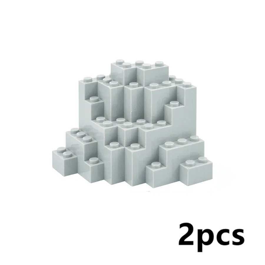MOC Blocks Building Panels Rock Garden Mountain Stone Creative City Brick Toys Free shipping