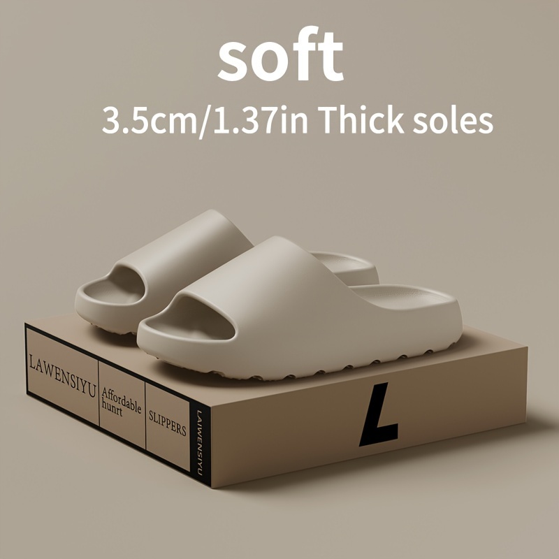 Designer Soft Slippers, Indoor And Outdoor Sandals, Anti Slip Design, Fashionable Shoes, Relaxing, Breathable, Lightweight Shoes