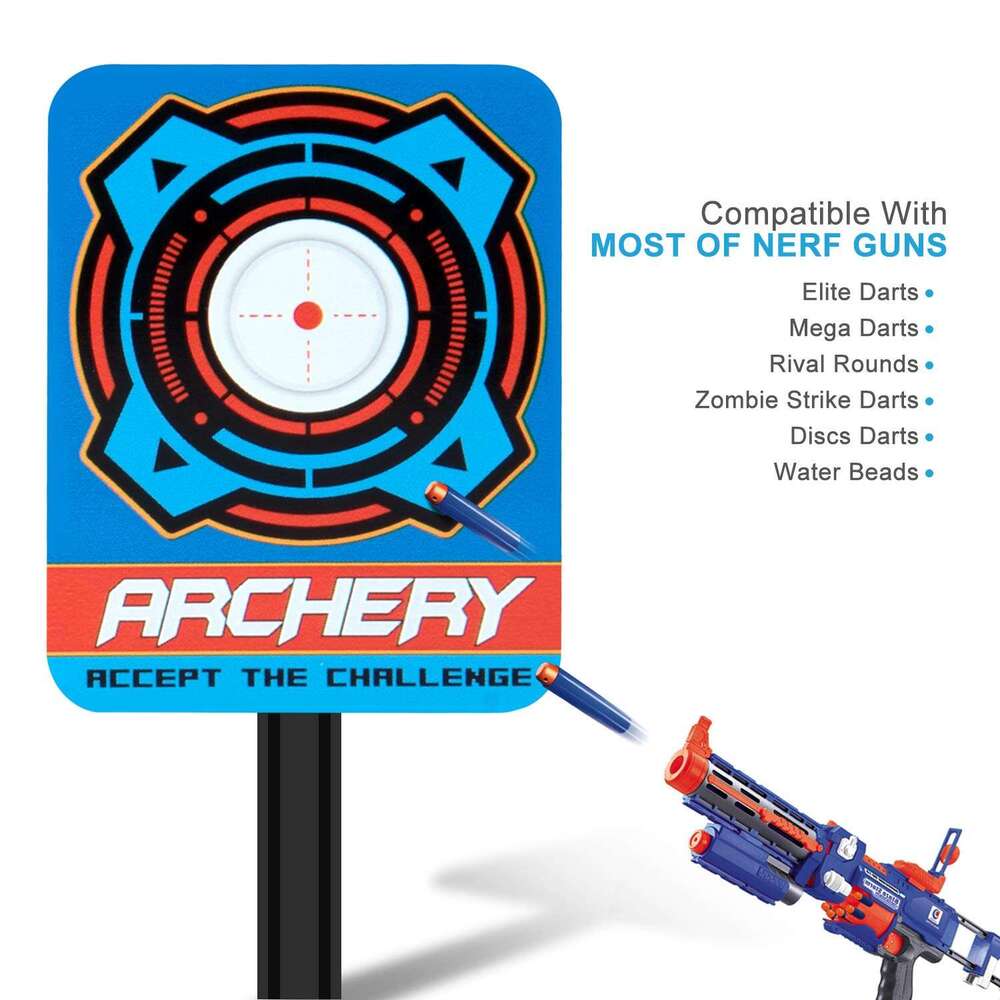 Target For Shooting New Digital Shooting Automatic Reset and Score Simulated Sound Toy Target Suitable for Nernd Paintball Bullet Toy Gun Target