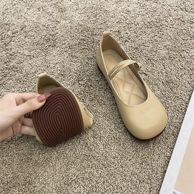 Women Shoes Autumn Oxfords Shallow Mouth Casual Female Sneakers Round Toe Flats Fall Leather Comfortable Dress Basic Fabric 240826