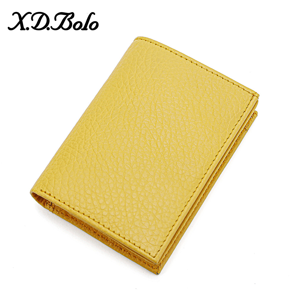 Chic Women's Leather Wallet - Soft Japanese Student Theme with Secure Money Clip and Elegant Cards Compartment