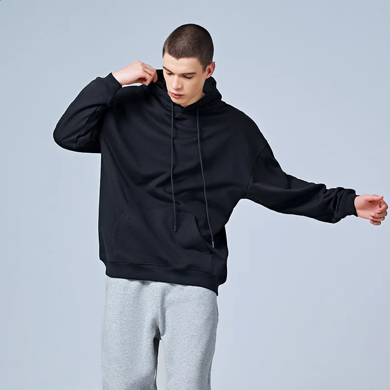 Blank Fleece Pullover Hoodies Unisex Wholesale Hip Hop 11 Color Hooded Sweatshirt Men Fashion Black Hoodie For 240826
