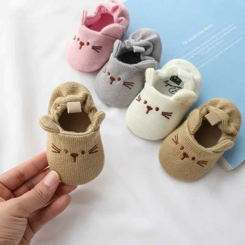 1-year-old baby and toddler baby shoes knitted wool shoes that wont fall off baby walking shoes M240827