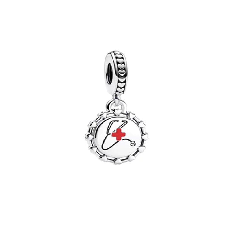 Charms 925 Sterling Silver Roses Doctor Is Home Pendant Women Jewelry Urious And Elegant Mother Is Day Gift Love Graduation Hat