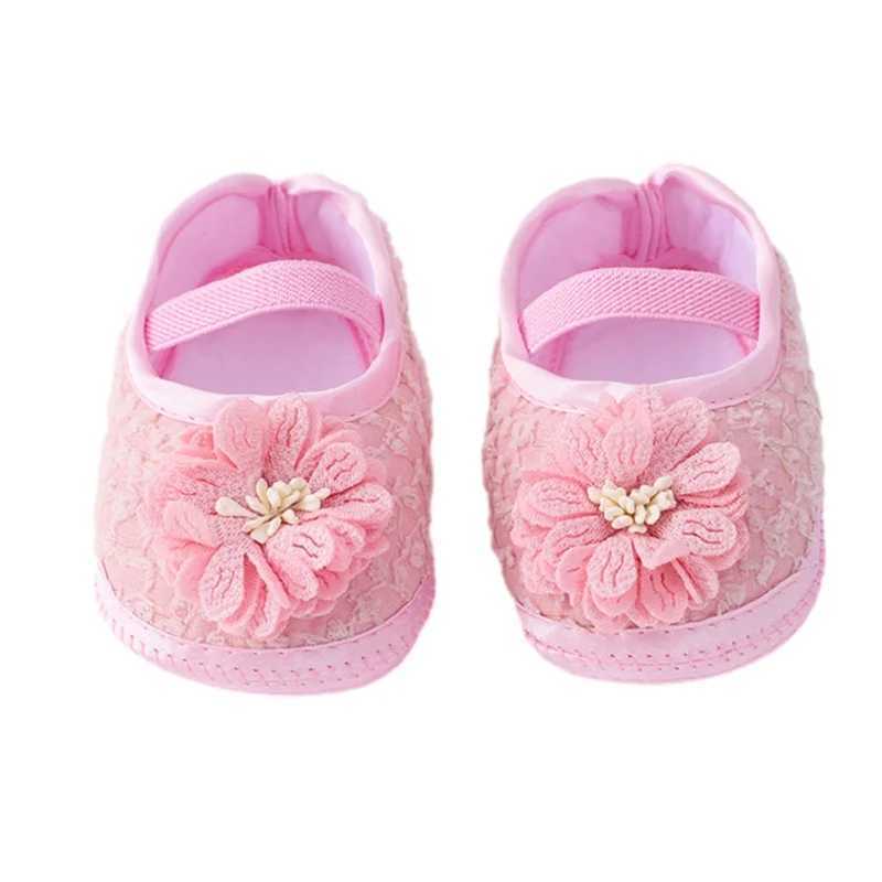 Baby Girl Floral First Walkers for Autumn Sweet Princess Shoes for Learning to Walk Fashionable and Fun Shoes 0-12 Months M240827