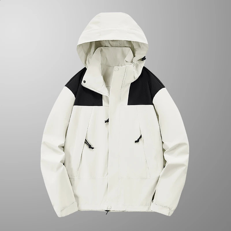 High quality unisex camping clothes hiking jacket waterproof and thin windproof for wildlife parks 23657# 240827