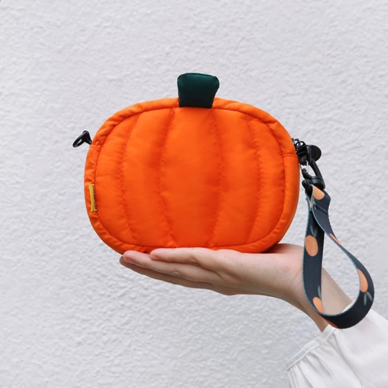 Fashionable Halloween Pumpkin Wallet Mini Fun Shoulder Bag 240827
