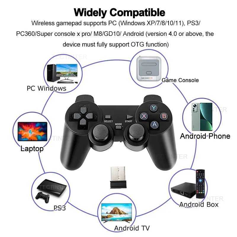 2.4G wireless game controller suitable for Android Phone/TV Box/M8/GD10 PC/Super Console X M240827