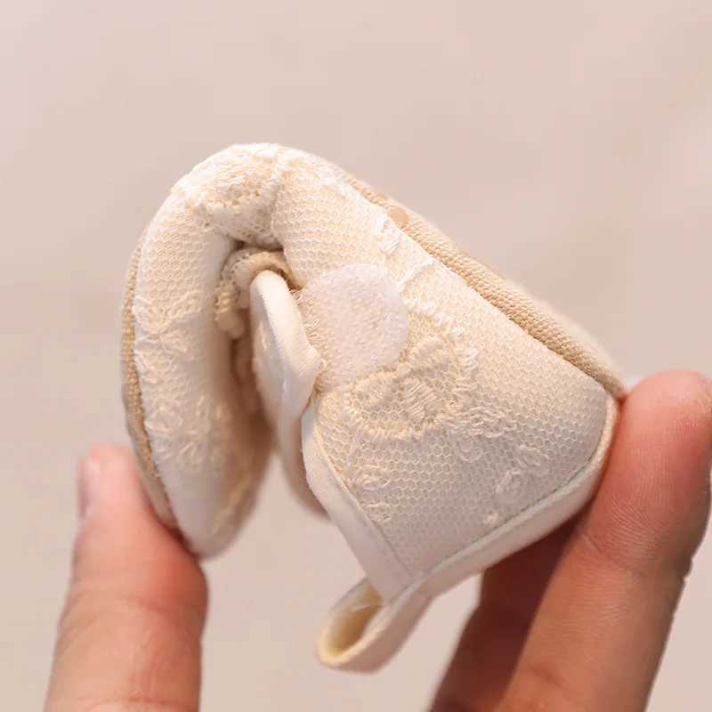 Zapatos Bebe Ni a baby shoes spring new baby lace princess shoes soft soled baby walking shoes for girls and boys M240827