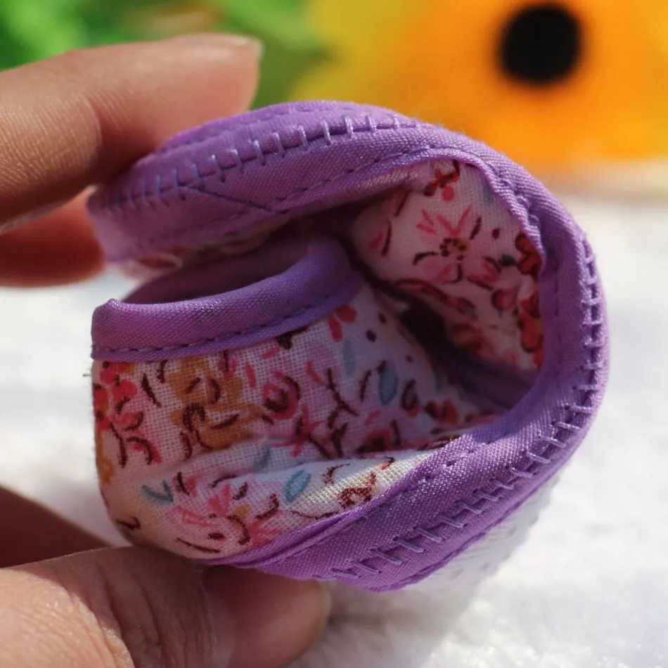 Boys and Girls Apartment Childrens Spring and Summer First Step Walker Newborn Heart Flower Bow Soft Bottom Slide Baby Bed Shoes 3-12 Months M240827