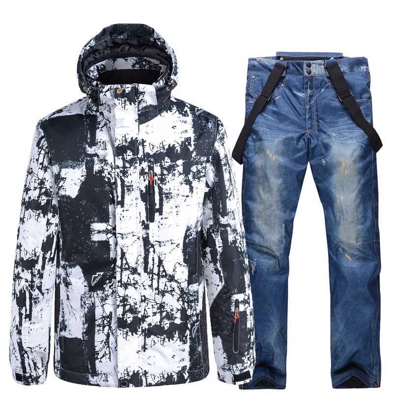 Skiing Suits Jacket Ski Suit Men and Women Midlayer Ski Snow Wear Suit Sets Snowboarding Suit Ski Jacket and Pant Snowboard Sport Suit H240826