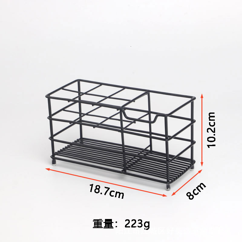 Creative stainless steel non perforated bathroom toothpaste holder electric toothbrush storage rack