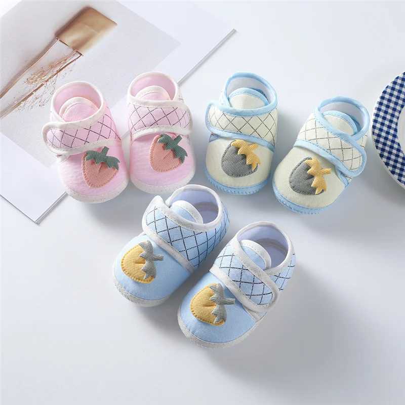 0-12 Months Baby Girl Boy Shoes First Step Walker Cotton Soft Newborn Baby Shoes Cute Baby Shoes M240827